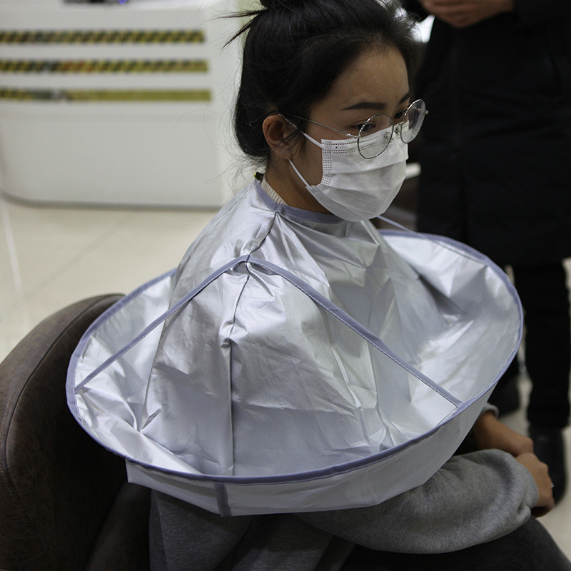 Sklopiva pregača za odrasle Kaput za šišanje Plašt Frizerski salon za brijanje Stilisti Kišobran Pelerina Plašt za šišanje Štitnik za čišćenje u kućanstvu