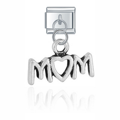 Hapishipi populaarsed originaalsed karikakrasüdamed meritäht lumehelveste kivist itaalia võlu, 9 mm käevõru käevõru ehete valmistamine DJ072