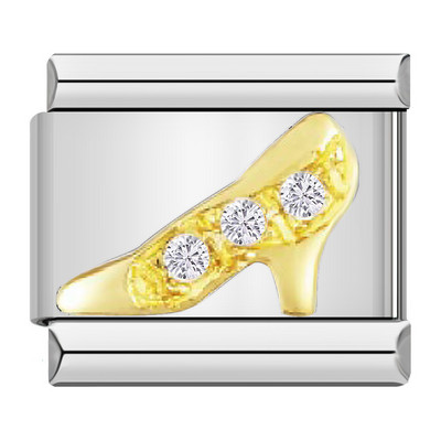 Hapiship uus mood koer nurk tiib armastus pimestav CZ itaalia võlu sobiv 9 mm käevõru roostevabast terasest ehete valmistamine DJ223