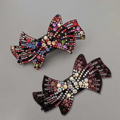 Ženske perle Drška za kosu Elegantni cvijet od vještačkih dijamanata Kandže za kosu Vintage češljevi za kosu Kopča Ukosnica s mašnom Pokrivala za glavu s konjskim repom