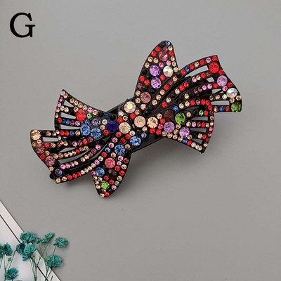 Ženske perle Drška za kosu Elegantni cvijet od vještačkih dijamanata Kandže za kosu Vintage češljevi za kosu Kopča Ukosnica s mašnom Pokrivala za glavu s konjskim repom