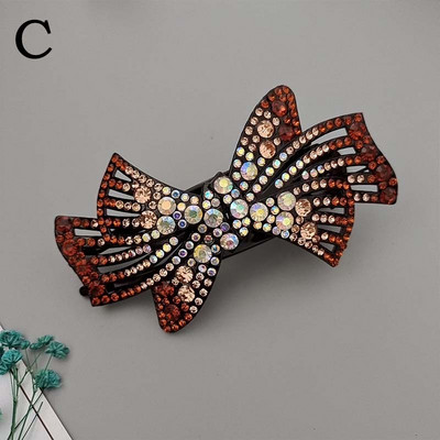 Ženske perle Drška za kosu Elegantni cvijet od vještačkih dijamanata Kandže za kosu Vintage češljevi za kosu Kopča Ukosnica s mašnom Pokrivala za glavu s konjskim repom