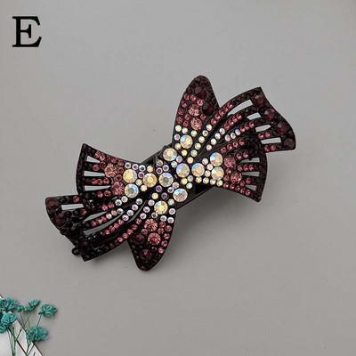 Ženske perle Drška za kosu Elegantni cvijet od vještačkih dijamanata Kandže za kosu Vintage češljevi za kosu Kopča Ukosnica s mašnom Pokrivala za glavu s konjskim repom