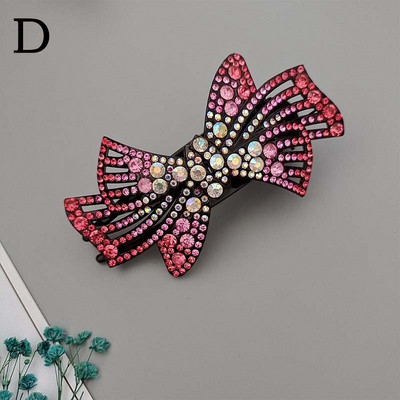 Ženske perle Drška za kosu Elegantni cvijet od vještačkih dijamanata Kandže za kosu Vintage češljevi za kosu Kopča Ukosnica s mašnom Pokrivala za glavu s konjskim repom