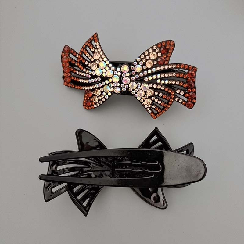 Ženske perle Drška za kosu Elegantni cvijet od vještačkih dijamanata Kandže za kosu Vintage češljevi za kosu Kopča Ukosnica s mašnom Pokrivala za glavu s konjskim repom