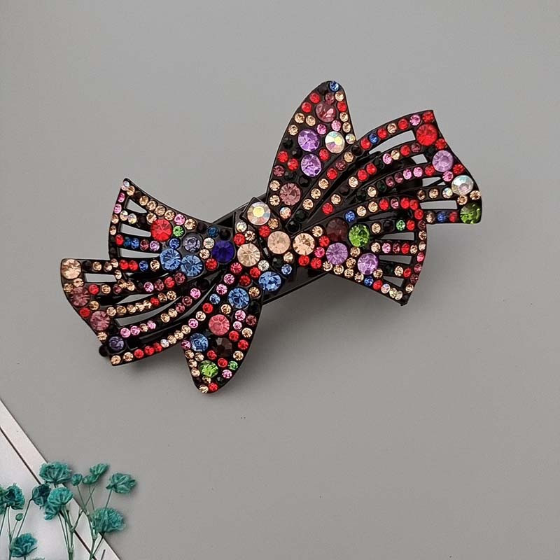 Ženske perle Drška za kosu Elegantni cvijet od vještačkih dijamanata Kandže za kosu Vintage češljevi za kosu Kopča Ukosnica s mašnom Pokrivala za glavu s konjskim repom