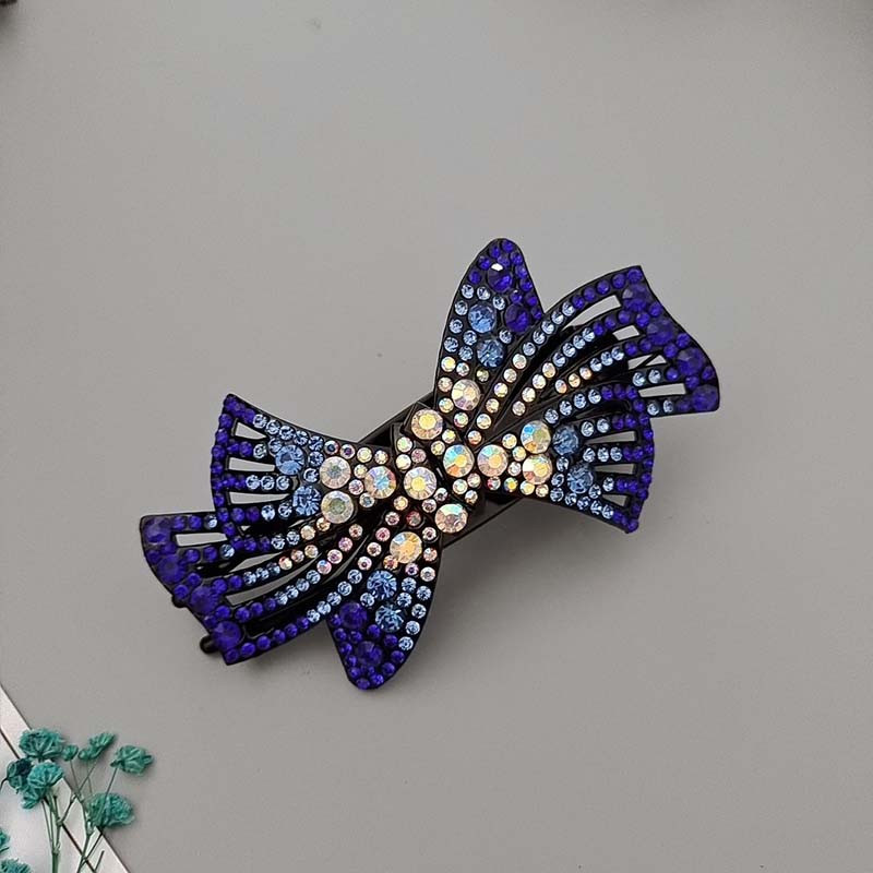 Ženske perle Drška za kosu Elegantni cvijet od vještačkih dijamanata Kandže za kosu Vintage češljevi za kosu Kopča Ukosnica s mašnom Pokrivala za glavu s konjskim repom