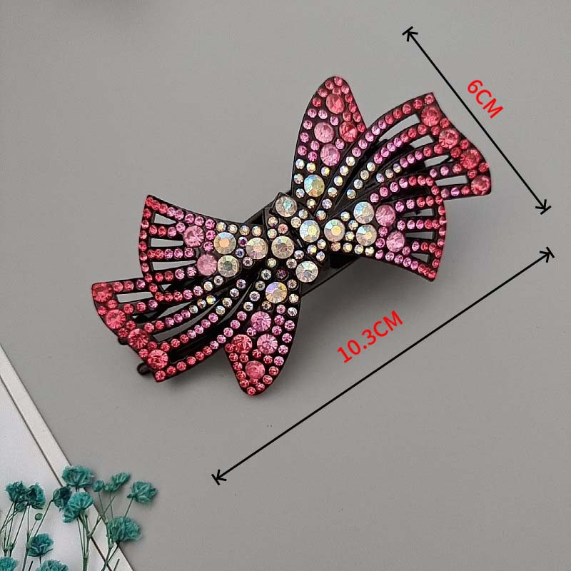 Ženske perle Drška za kosu Elegantni cvijet od vještačkih dijamanata Kandže za kosu Vintage češljevi za kosu Kopča Ukosnica s mašnom Pokrivala za glavu s konjskim repom