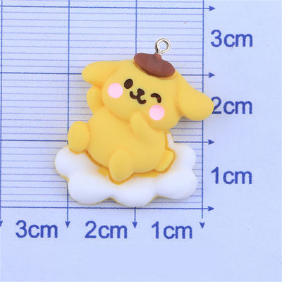 10Pcs Kawaii Životinje Resin Charms Izrada nakita Umjetnička dekoracija Rukotvorine Privjesak za ključeve DIY Crtić Privjesak Naušnica Ogrlica Dodaci