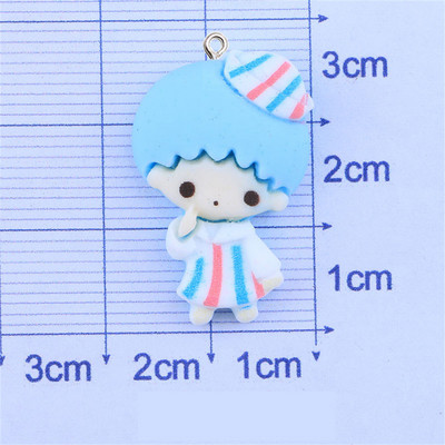 10Pcs Kawaii Životinje Resin Charms Izrada nakita Umjetnička dekoracija Rukotvorine Privjesak za ključeve DIY Crtić Privjesak Naušnica Ogrlica Dodaci