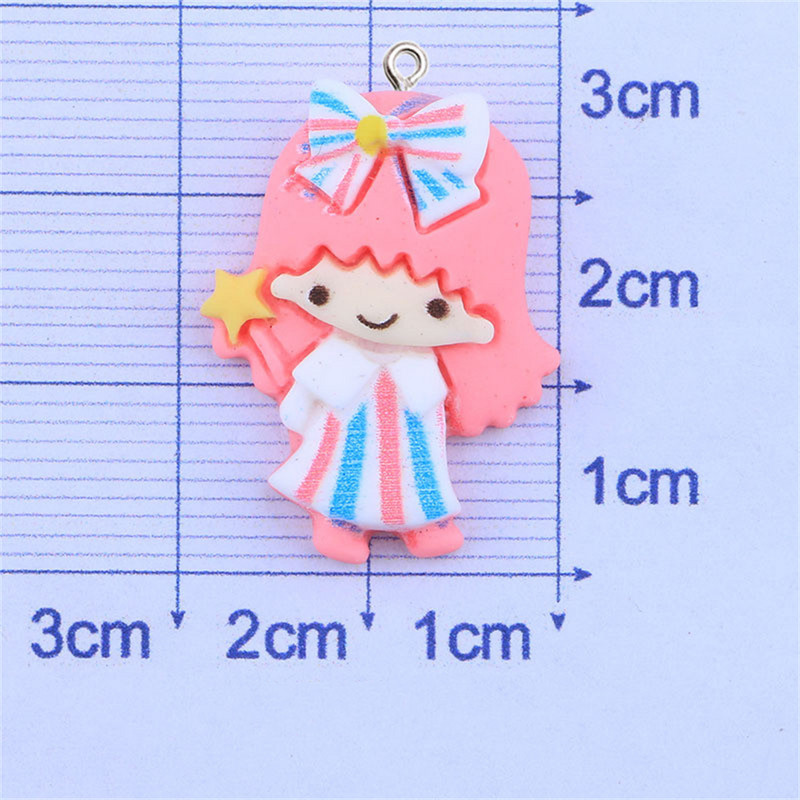 10Pcs Kawaii Životinje Resin Charms Izrada nakita Umjetnička dekoracija Rukotvorine Privjesak za ključeve DIY Crtić Privjesak Naušnica Ogrlica Dodaci