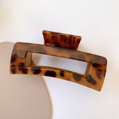 Bilandi Elegantna kopča za kosu s uzorkom leoparda Velika acetatna kopča za kosu Ukosnice za žene Djevojački dodaci za kosu Napraviti frizuru