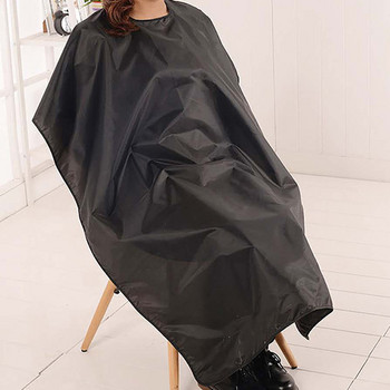 Μαύρη ποδιά κομμωτηρίου Hair Cut Cape Gown Cape Hair Salon Barber Αδιάβροχη Ποδιά Βαφής Μαλλιών Ποδιά κομμωτηρίου Ύφασμα styling