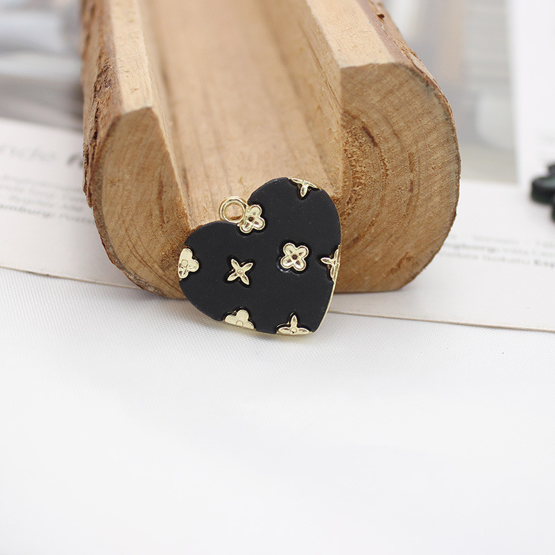 10 kom/lot Srce Uljni Emajl DIY privjesci za torbu Naušnice Ogrlica Izrada nakita Ručno izrađeni privjesak