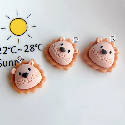 10 bucăți/lot Animale din desene animate Pisică Veveriță Breloc din rășină pentru bijuterii Accesorii DIY Pandantive Cercei Breloc Decorare