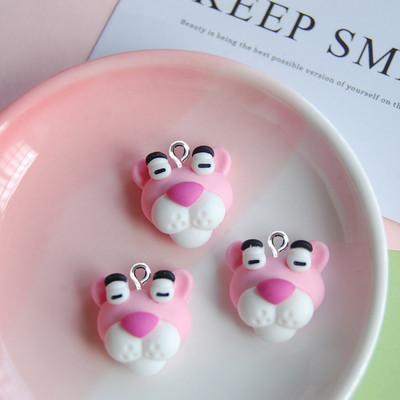 10 bucăți/lot Animale din desene animate Pisică Veveriță Breloc din rășină pentru bijuterii Accesorii DIY Pandantive Cercei Breloc Decorare