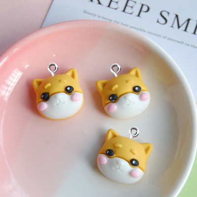 10 bucăți/lot Animale din desene animate Pisică Veveriță Breloc din rășină pentru bijuterii Accesorii DIY Pandantive Cercei Breloc Decorare