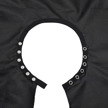 Κομμωτήριο γιακά Μαύρο κούρεμα Πανί Κομμωτήριο Αντιστατικό φόρεμα κομμωτηρίου Ποδιά κούρεμα κομμωτηρίου Κάπες Προμήθειες κουρείου