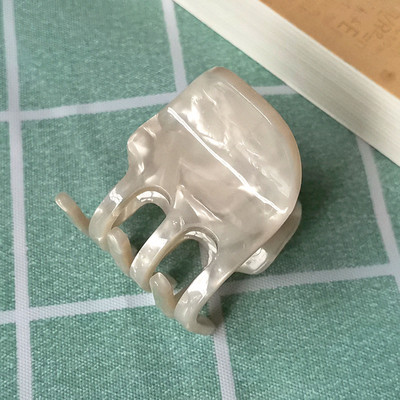 HUANQI 2023 Agrafă de păr mică, din acetat, cu gheare, marmură, imprimeu leopard, ac de coaj de țestoasă pentru femei, accesorii pentru păr, coafarea părului