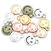 40 komada 8X10 mm smajlić privjesci od legure cinka Dodaci Dijelovi Privjesci za DIY Naušnice Narukvica Ogrlica Izrada nakita