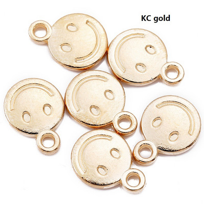 40 komada 8X10 mm smajlić privjesci od legure cinka Dodaci Dijelovi Privjesci za DIY Naušnice Narukvica Ogrlica Izrada nakita