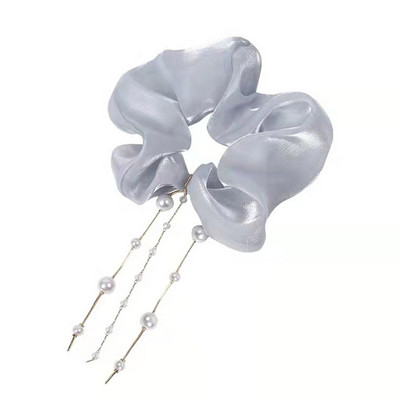 Fashion Pearl Bojt hajgyűrű Elegáns Scrunchie Fairy Temperament Lófarok Elasztikus Hajpánt Hajkötél Lány Hajhoz Kiegészítő