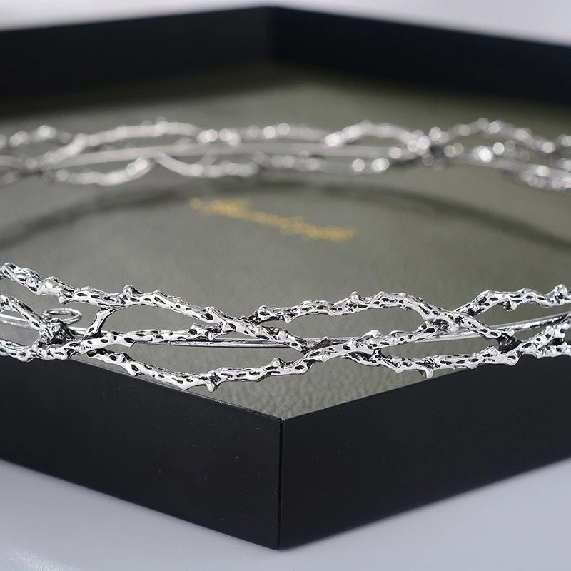 Movie King Okrugla kruna tijara Ženska kap vode Cirkon Traka za glavu Svadbeni dodaci za kosu Muška kruna Vjenčani božićni darovi