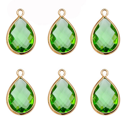 10 kom. Glamurozne, luksuzne ogrlice s dragim kamenjem u obliku kapljice, narukvice, ženski dodaci za izradu nakita, ručno izrađene DIY naušnice, privjesci