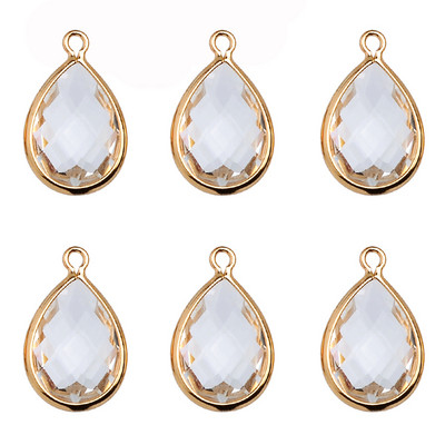 10 kom. Glamurozne, luksuzne ogrlice s dragim kamenjem u obliku kapljice, narukvice, ženski dodaci za izradu nakita, ručno izrađene DIY naušnice, privjesci