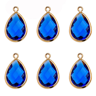 10 kom. Glamurozne, luksuzne ogrlice s dragim kamenjem u obliku kapljice, narukvice, ženski dodaci za izradu nakita, ručno izrađene DIY naušnice, privjesci