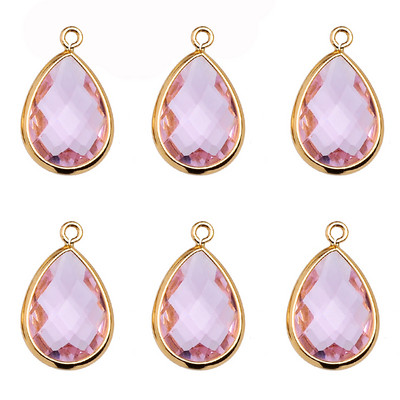 10 kom. Glamurozne, luksuzne ogrlice s dragim kamenjem u obliku kapljice, narukvice, ženski dodaci za izradu nakita, ručno izrađene DIY naušnice, privjesci