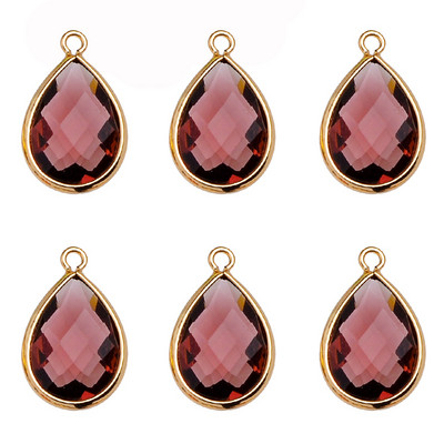 10 kom. Glamurozne, luksuzne ogrlice s dragim kamenjem u obliku kapljice, narukvice, ženski dodaci za izradu nakita, ručno izrađene DIY naušnice, privjesci