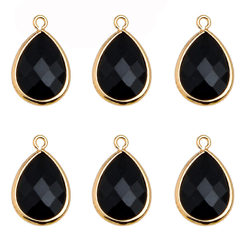 10 kom. Glamurozne, luksuzne ogrlice s dragim kamenjem u obliku kapljice, narukvice, ženski dodaci za izradu nakita, ručno izrađene DIY naušnice, privjesci