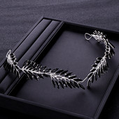 Trendy svadbena tijara Vjenčana traka za glavu s kristalima od crnog kamenčića Vjenčani dodaci za kosu Princezina pokrivala za glavu Vjenčani dodaci za kosu