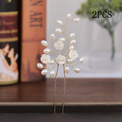 3D ukosnice s bijelim cvijetom Ukosnice u obliku slova U, kopče, slatki cvjetni pokrivači za glavu za žene, djevojke, mladenke, svatove, pokrivala za glavu, nakit za kosu