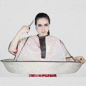 Plašt za samošišanje za odrasle Vodootporna plašt za šišanje Kišobran Pelerine Salon Brijač Frizerska haljina Alat Frizerska pregača