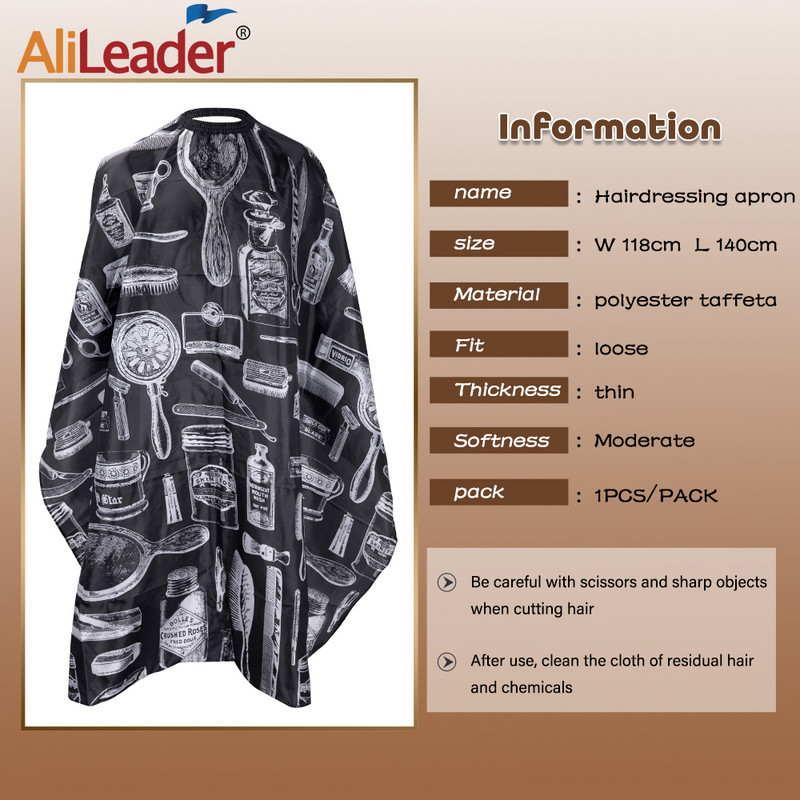 Veleprodajna haljina Šišanje Pregača Frizerski omot Brijač Dječji frizerski salon Krpa Šampon Stiliziranje pregača Pelerine za žene Muškarci