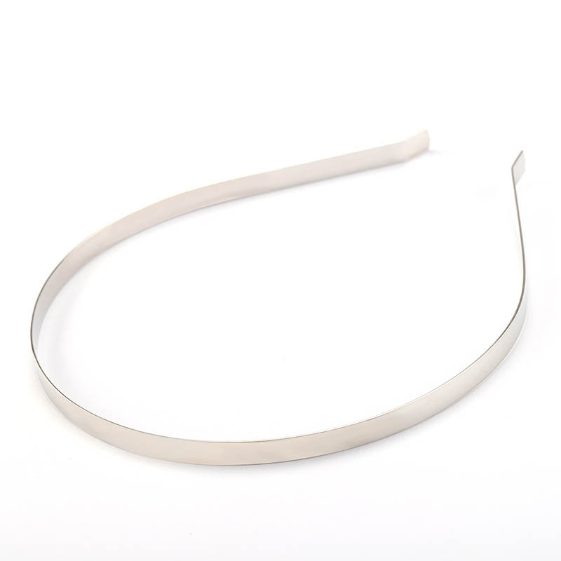 3-7mm 5kom Traka za glavu od nehrđajućeg čelika crne srebrne boje Prazne trake za glavu Postavljanje za DIY izradu pokrivala za glavu Dodaci za nakit