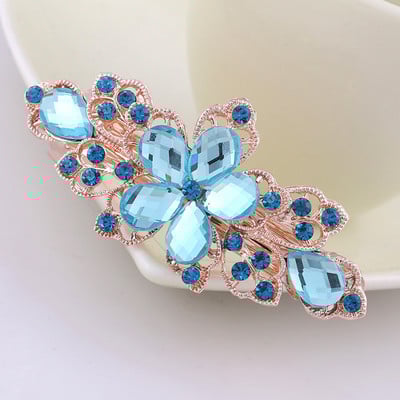 Modna proljetna kopča Dodaci za kosu Ukosnice u obliku lista Kristalno slatka pokrivala za glavu Legirane kopče za kosu Ukosnice Ženska frizura