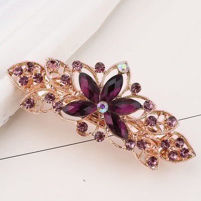 Modna proljetna kopča Dodaci za kosu Ukosnice u obliku lista Kristalno slatka pokrivala za glavu Legirane kopče za kosu Ukosnice Ženska frizura