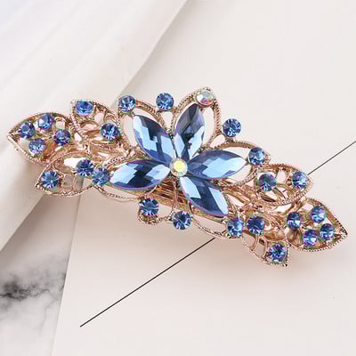 Modna proljetna kopča Dodaci za kosu Ukosnice u obliku lista Kristalno slatka pokrivala za glavu Legirane kopče za kosu Ukosnice Ženska frizura