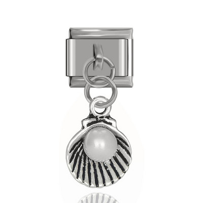 Hapiship Népszerű Eredeti Daisy Heart Eye Shell Dinoszaurusz Charm Linkek Fit 9mm Karkötő rozsdamentes acél ékszer készítés DJTop19