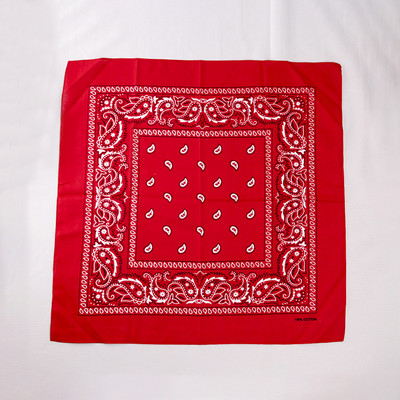 Divat Uniszex Bandana Sál Hip Hop Túrázás Fejkendő Csukló Pamut négyzet Kendő Kesudió mintás Haj Kiegészítők Turbán