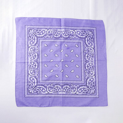 Divat Uniszex Bandana Sál Hip Hop Túrázás Fejkendő Csukló Pamut négyzet Kendő Kesudió mintás Haj Kiegészítők Turbán