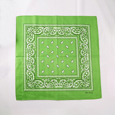 Divat Uniszex Bandana Sál Hip Hop Túrázás Fejkendő Csukló Pamut négyzet Kendő Kesudió mintás Haj Kiegészítők Turbán
