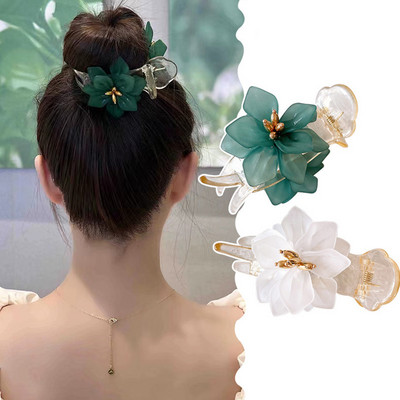 Agrafe noi cu gheare de flori pentru femei, fete, agrafe de păr înalte cu coadă de cal, viața de zi cu zi, pentru petrecere, agrafe de păr la modă, accesorii pentru păr