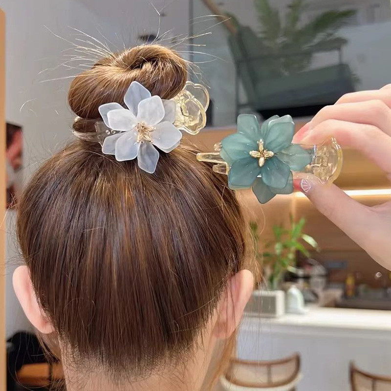 Nove kopče s kandžama u obliku cvijeta za žene Djevojke Ukosnice s visokim repom Svakodnevni život Party kopča za kosu Modna pokrivala za glavu Dodaci za kosu