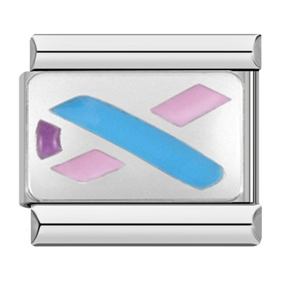 Hapiship originali Daisy Moon Star Tree piniginė Blizganti CZ Italų Links Charm Fit 9mm nerūdijančio plieno apyrankė pasidaryk pats DJ423