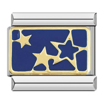 Hapiship originali Daisy Moon Star Tree piniginė Blizganti CZ Italų Links Charm Fit 9mm nerūdijančio plieno apyrankė pasidaryk pats DJ423