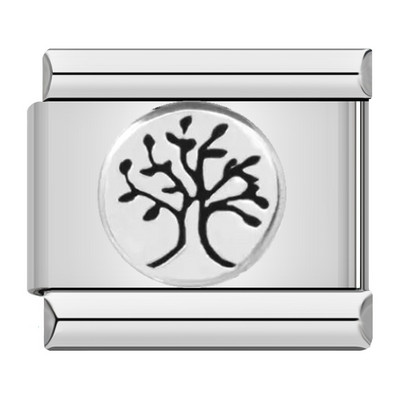 Hapiship originali Daisy Moon Star Tree piniginė Blizganti CZ Italų Links Charm Fit 9mm nerūdijančio plieno apyrankė pasidaryk pats DJ423